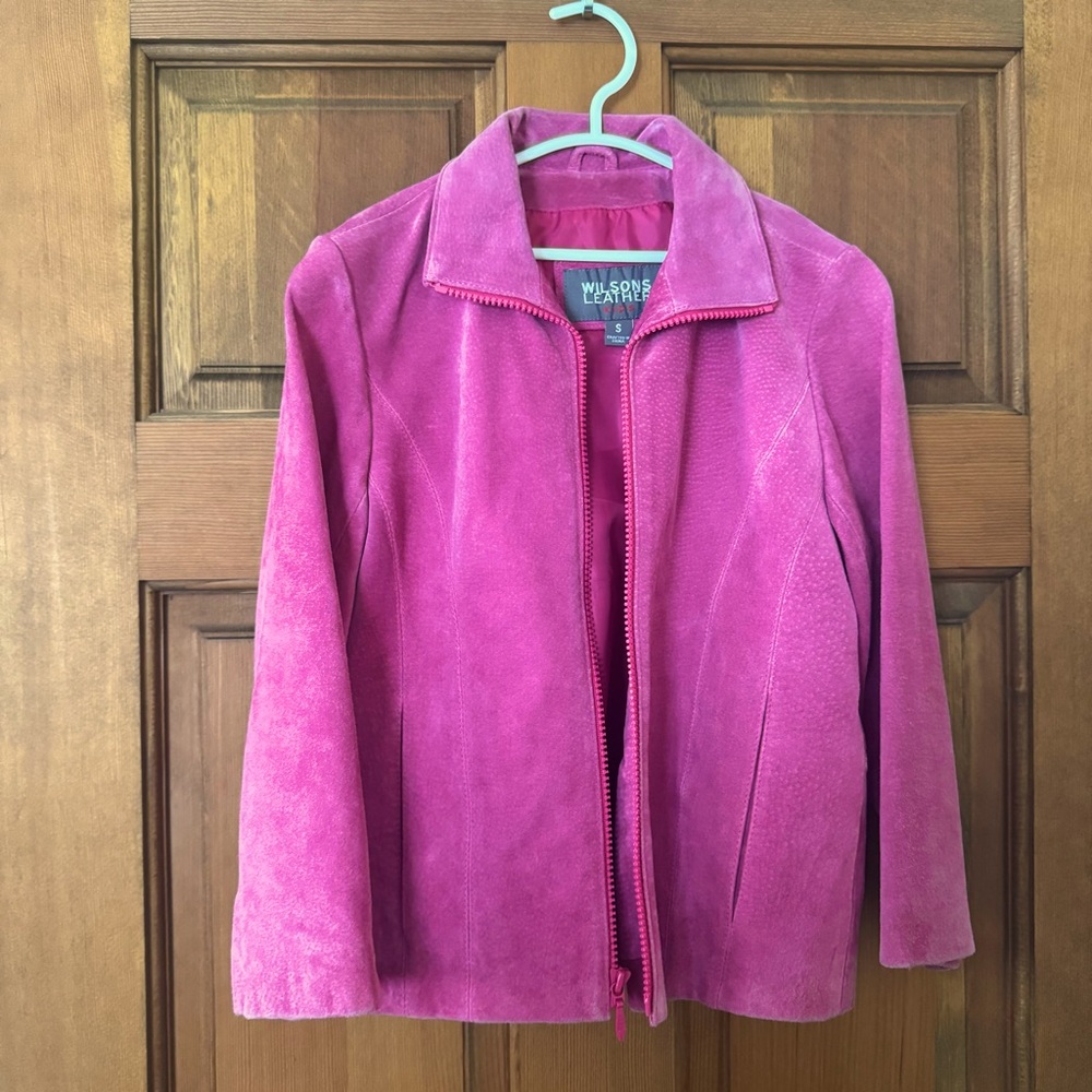 Little Girl’s Suede Leather Jacket by Wilson’s Leather